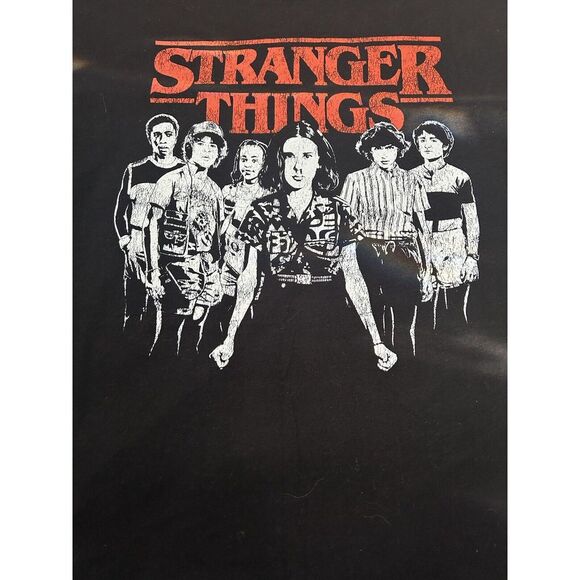 Stranger Things Adult T-Shirt BLACK NEW - SMALL - Picture 2 of 3